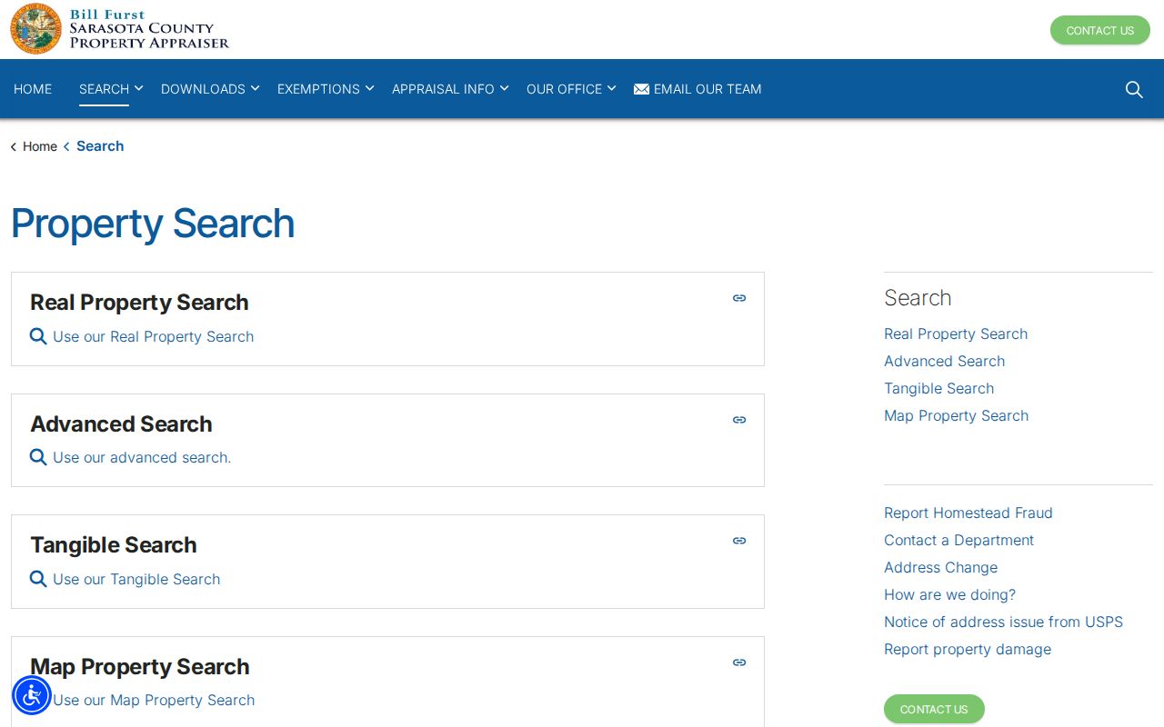Sarasota County residents directory property search